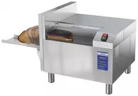 Электрическая хлеборезка (100/300 шт/ч) ATESY Янычар АХМ-300А  0.4 кВт  нерж. сталь  1050 х 560 х 590 мм (Россия)