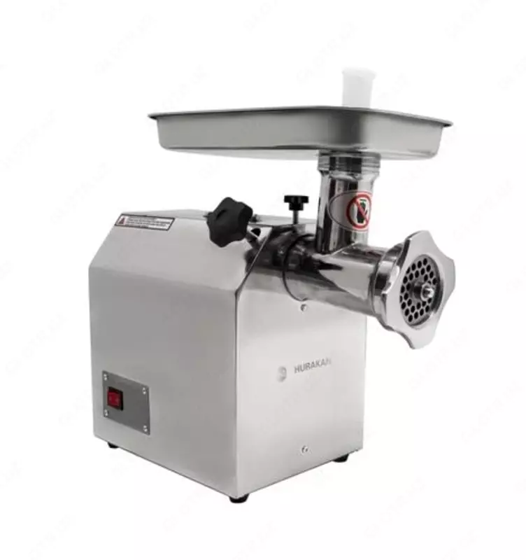 Электрическая мясорубка (250 кг/ч) HURAKAN HKN-22SS  1.1 кВт  нерж. сталь  410 x 240 x 450 мм (Китай)