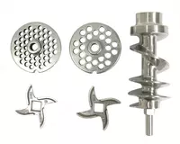  Электрическая мясорубка (250 кг/ч) HURAKAN HKN-22SS  1.1 кВт  нерж. сталь  410 x 240 x 450 мм (Китай) Только в розницу