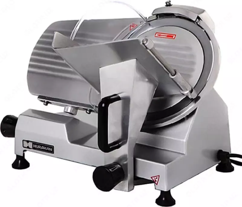 Электрический слайсер HURAKAN HKN-HM250M  0.25 кВт  алюм.  470 х 400 х 370 мм (Китай)