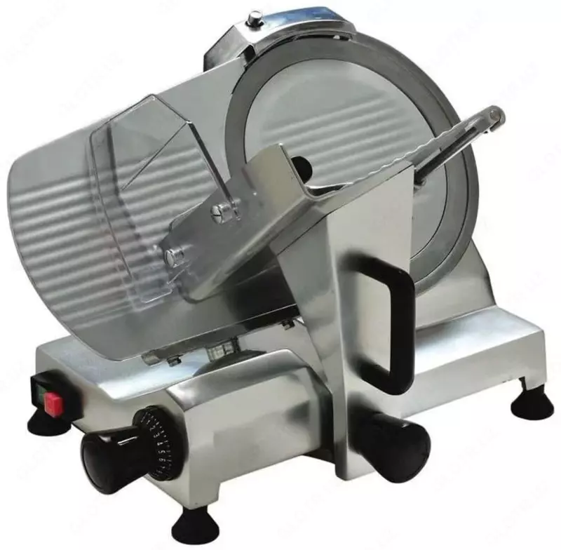  Электрический слайсер HURAKAN HKN-HM250M  0.25 кВт  алюм.  470 х 400 х 370 мм (Китай) - 