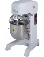 Электрический планетарный миксер (40 л) HURAKAN YS-W40M-1A(B20) GRS  1.1 кВт  нерж. сталь.  650 х 460 х 850 мм (Китай)