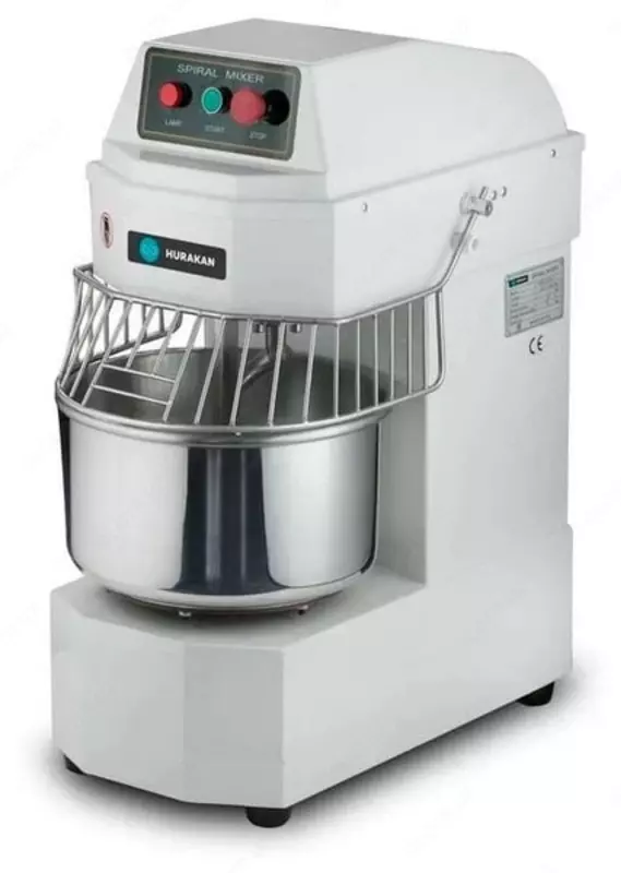 Электрический тестомес (30 л) HURAKAN HKN-30SN  1.5 кВт  нерж. сталь.  445 х 730 х 860 мм (Китай)