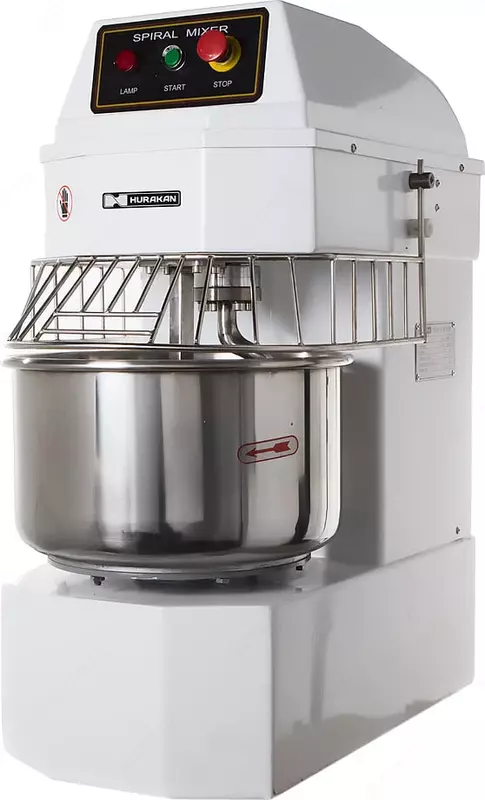 Электрический тестомес (30 л) HURAKAN HKN-30SN2V  1.5 кВт  нерж. сталь.  445 x 730 x 860 мм (Китай)
