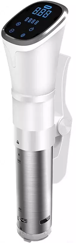 Электрический термостат (погружной) HURAKAN HKN-SV12  1.2 кВт  8 л/мин.  ABS/нерж. сталь.  93 x 115 x 396 мм (Китай)