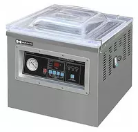 Электрический упаковщик (вакуумный) HURAKAN HKN-VAC400M2  0.9 кВт  1 камера.  нерж. сталь.  530 х 490 х 490 мм (Китай)