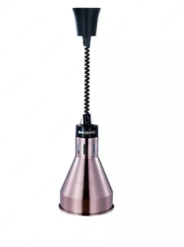 Инфракрасная лампа (для блюд) HURAKAN HKN-DL825  0.3 кВт  175 x 175 x 600 мм (Китай) Бронза