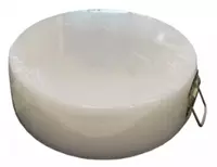 Колода для рубки мяса (без подставки) HURAKAN  d 480 мм  ПП  ручка-переноска (Китай)