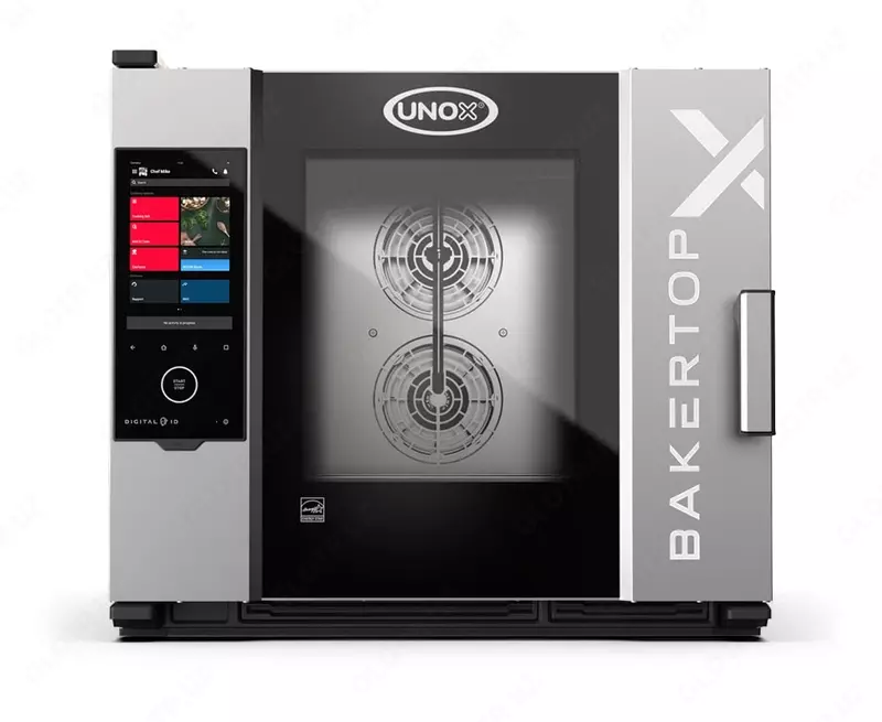 Профессиональный настольный пароконвектомат Unox BAKERTOP-X XELA-05EU-EXRS  14.7 кВт  860 х 1018 х 789 мм (Италия) NEW