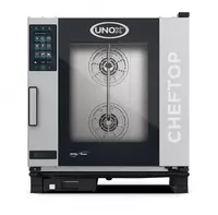  Профессиональный настольный пароконвектомат Unox CHEFTOP РLUS XEVC-0711-EPRM  11.7 кВт  750 х 773 х 843 мм (Италия) - 