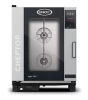 Профессиональный настольный пароконвектомат Unox CHEFTOP COUNTERTOP ONE XEVC-1011-E1RM  18.5 кВт  750 х 773 х 1010 мм (Италия)
