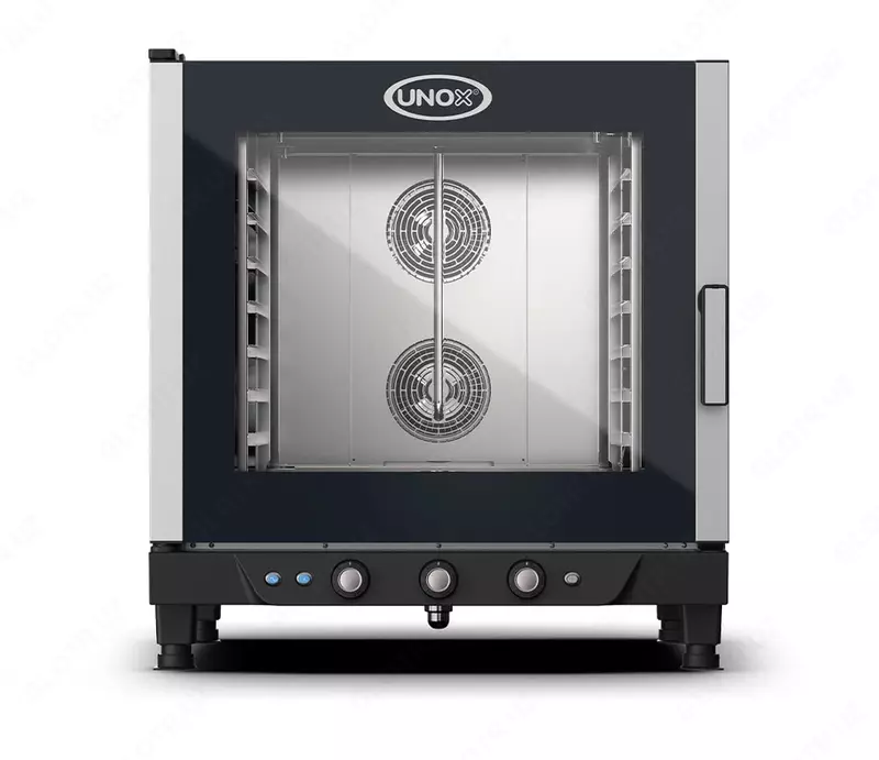 Профессиональный пароконвектомат с парообразованием Unox CHEFLUX MANUAL XV 593  10.5 кВт  860 х 882 х 930 мм (Италия)