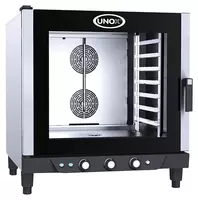  Профессиональный пароконвектомат с парообразованием Unox CHEFLUX MANUAL XV 593  10.5 кВт  860 х 882 х 930 мм (Италия) - 