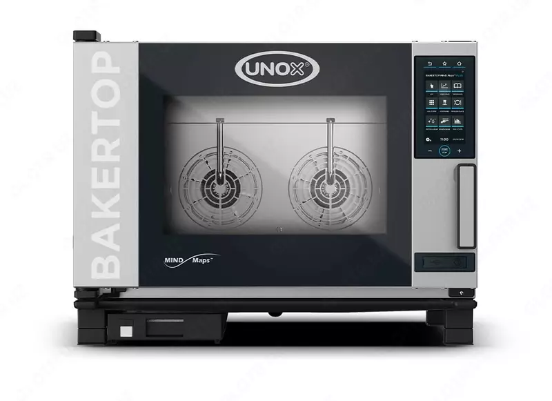 Профессиональный настольный пароконвектомат Unox BAKERTOP PLUS XEBC-04EU-EPRM  10.6 кВт  860 х 957 х 675 мм (Италия)