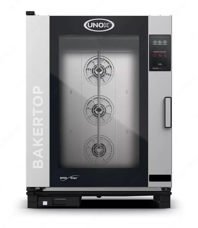 Профессиональный настольный пароконвектомат Unox BAKERTOP ONE XEBC-10EU-E1RM  14.9 кВт  860 х 957 х 1163 мм (Италия)