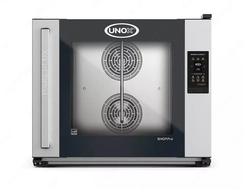 Профессиональный настольный пароконвектомат Unox BAKERLUX SHOP.Pro™ TOUCH XEFR-06EU-ETRV-DR  10.3 кВт  800 х 829 х 682 мм (Италия)