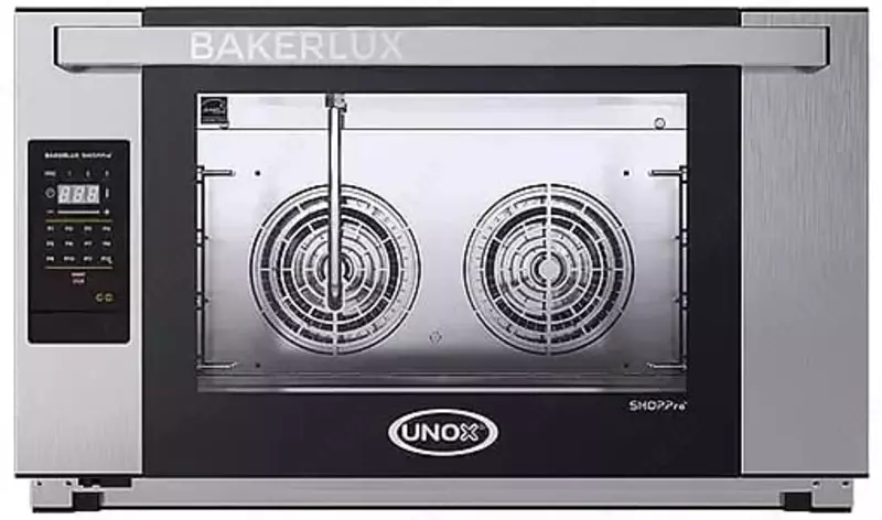  Профессиональный пароконвектомат (без сливного отверстия) Unox BAKERLUX SHOP.Pro™ GO XEFR-04EU-EGDN  6.9 кВт  800 х 811 х 500 мм (Италия) - 