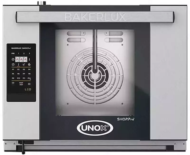  Профессиональный настольный пароконвектомат Unox BAKERLUX SHOP.Pro™ LED XEFR-04HS-ELDV  3.5 кВт  600 х 669 х 500 мм (Италия) - 
