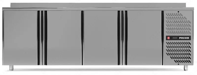  Стол холодильный с бортом (450 л) POLAIR Grande TM4-G  0.35 кВт  2060 х 605 х 850(910) мм (Россия) - 