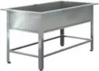 Производственная односекционная ванна (котломойка)  нерж. сталь  глубина 500 мм (Узбекистан)