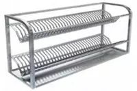 Idishlar uchun sanoat raf (devorga ornatilgan)  zanglamaydigan polatdan. polat  pallet (Ozbekiston)