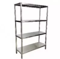 Производственная полка-стеллаж (модульная)  нерж. сталь  4 полки (Узбекистан)