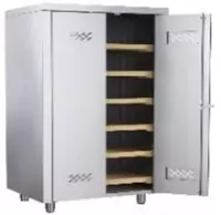 Производственный шкаф для хлеба (ШЗК)  нерж. сталь  6 дерев. полок (Узбекистан)