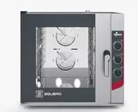Профессиональный настольный пароконвектомат VENIX SQUERO 7TRAYS SQ07M0N0  10.5 кВт  937 х 885 х 875 мм (Италия)