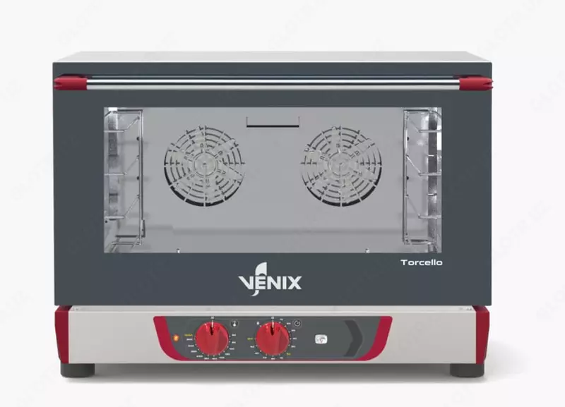 Электромеханическая конвекционная печь Venix TORCELLO T04M0HACR   3.4 кВт  750 х 693 х 553 мм (Италия)