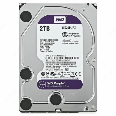 Жесткий Диск Фирмы Western Digital 2TB Purple