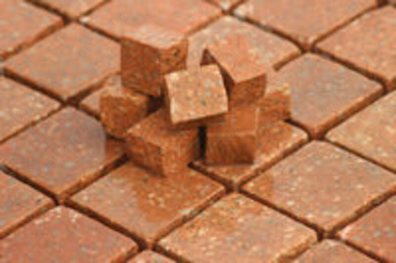 Гранитная брусчатка Чоркесар формы ромбик