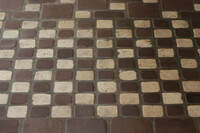 Комбинирование гранитной брусчатки двух цветов