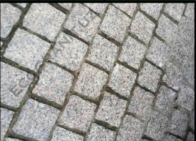 Колотая брусчатка светлых оттенков