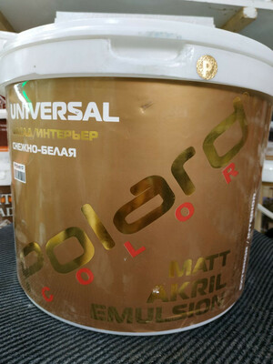 Водоэмульсионная краска Полард белая 20кг