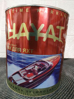 Лак для яхт для наружных работ 3л Hayat глянцевый