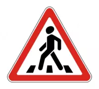 Знак дорожный 1.22 (830*830 мм) оцинковка