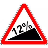 Yo'l belgisi 1.26 mustahkamlash bilan galvanizlangan