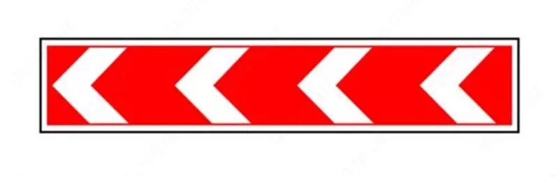 Yo'l belgisi 1.31.1 mustahkamlash bilan galvanizlangan