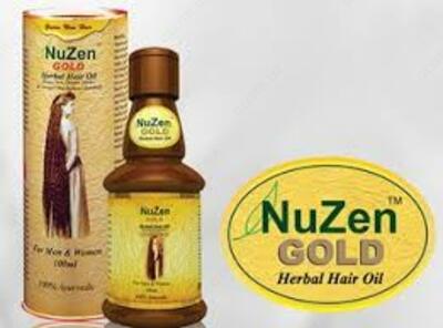 Лечебное травяное масло для роста волос NuZen Gold Herbal Hair Oil - 110 000 so'm / dona