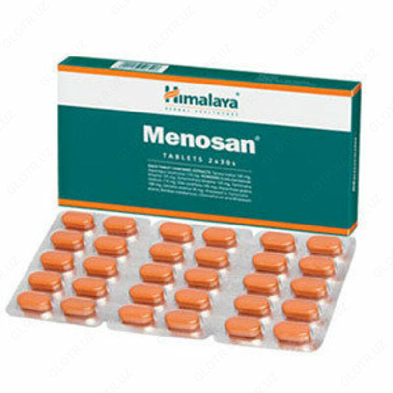 Меносан при менопаузе и климаксе, 60 таблеток Himalaya Menosan