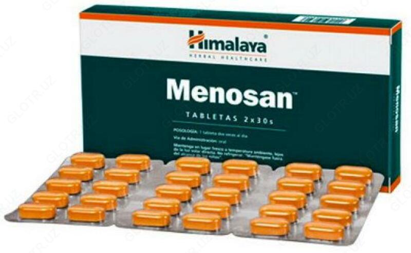 Меносан при менопаузе и климаксе, 60 таблеток Himalaya Menosan