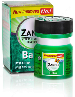 Shamollash va og'riqlarga qarshi balzam moyi Zandu (Zandu Balm) Zandu