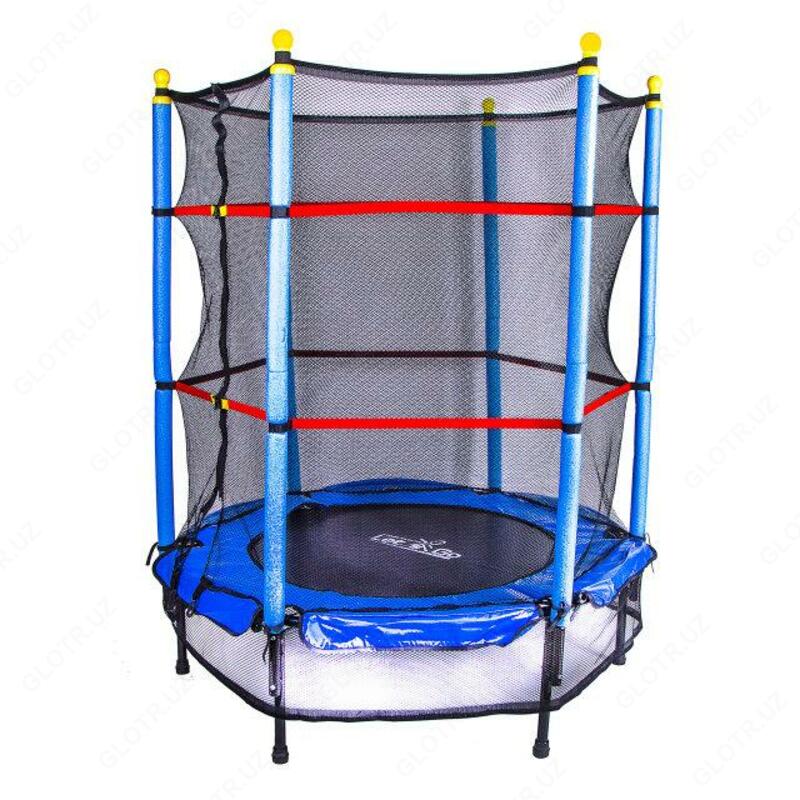 Батут с защитной сеткой 