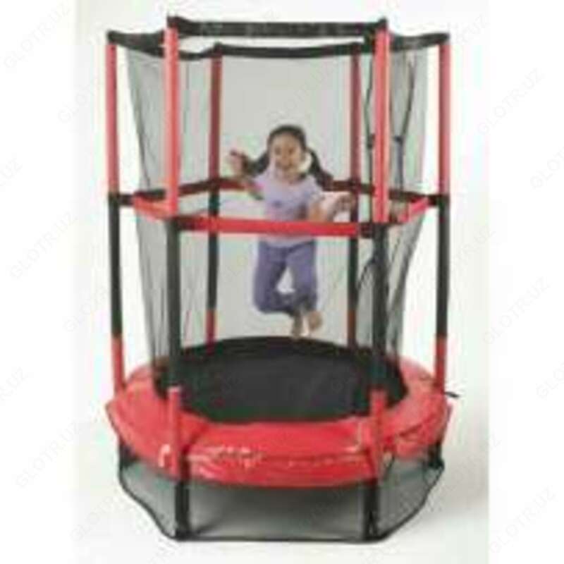 Батут с защитной сеткой 