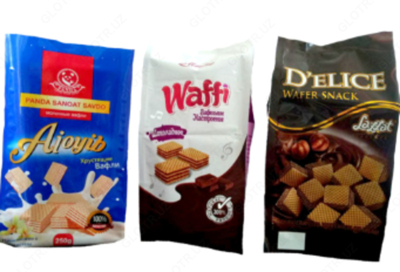 Пакеты для вафель (4-х сторонняя пайка)