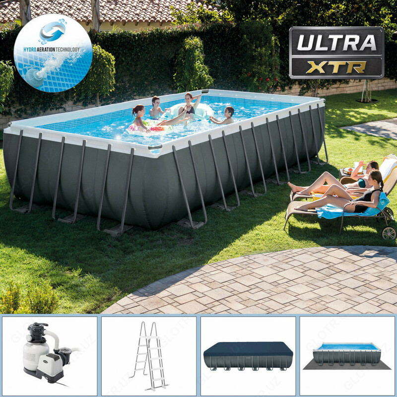 каркасный бассейн 732х366х132cм RECTANGULAR ULTRA FRAME POOL