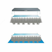   каркасный бассейн 732х366х132cм RECTANGULAR ULTRA FRAME POOL