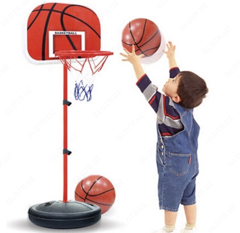 Детский баскетбольный щит со стойками(отличный подарок для детей)