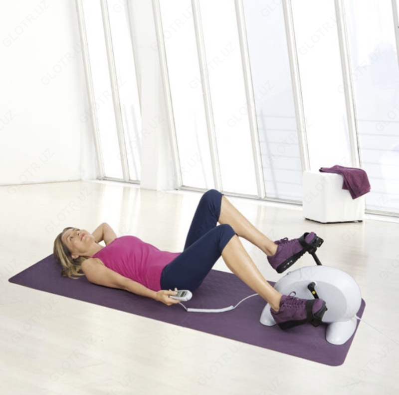 Педальный мини велотренажер с электрическим генератором 2в1 Только в розницу