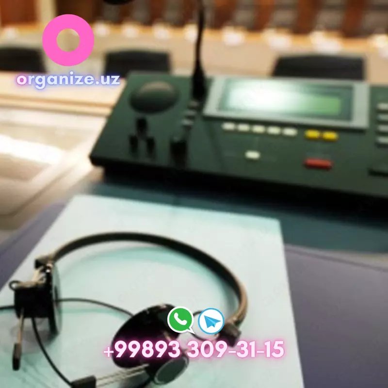 Sinxron tarjima uchun professional jihozlarni ijaraga olish